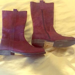 Leather moto boots- Discounted Shipping